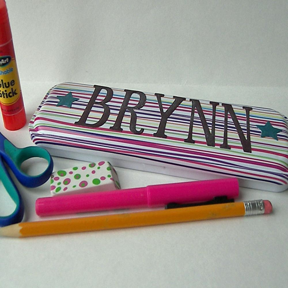 personalized pencil box