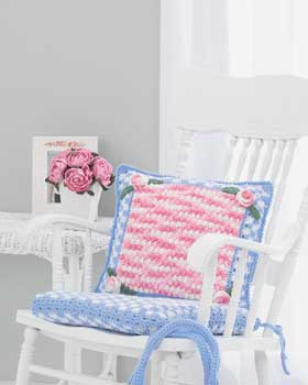 Checked Chair Pad Crochet Pattern Favecrafts Com