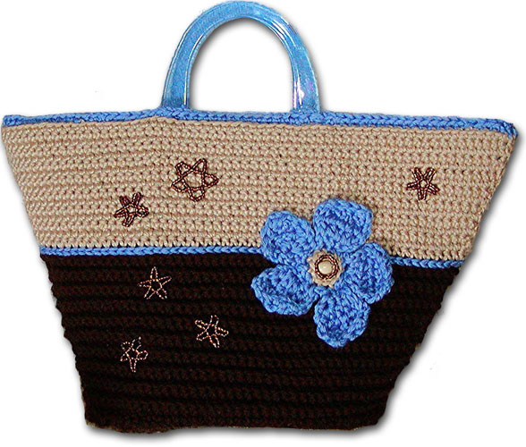 crochet flower bag pattern