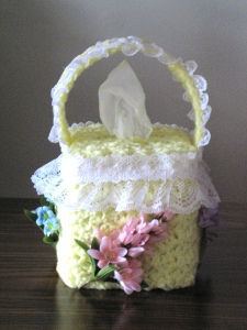 basket tissue box cover