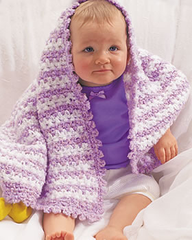 lavender baby blanket