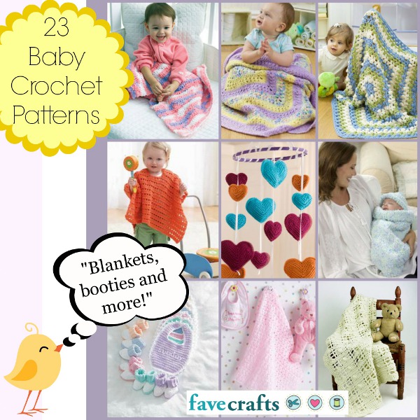 23 Baby Crochet Patterns: Blankets, Booties and More | FaveCrafts.com