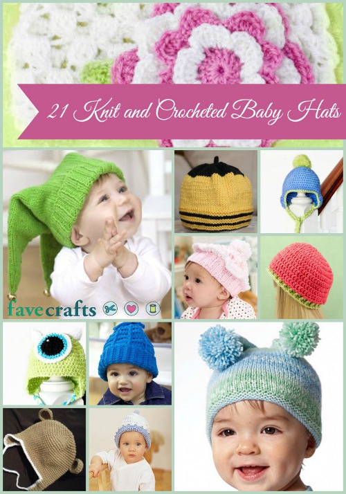 21 Knit and Crocheted Baby Hats | FaveCrafts.com