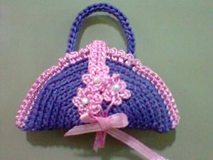 Mini Crocheted Handbag Favecrafts Mini Crochet Purse