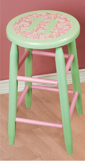 Monogram Stool