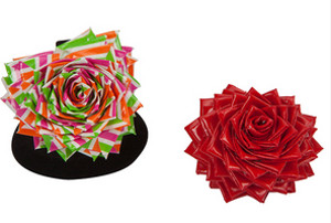 Duct Tape Heart Rose Ring