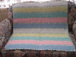 Fun and Fancy Double Crochet Afghan | FaveCrafts.com