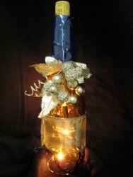 Faux Lighted Bottle