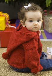 Knit Christmas Pullover FaveCraftscom Stitch seed pattern knitting chunky throw knit