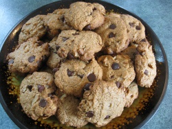 Almond Butter Chocolate Chip Cookies