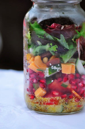Colorful Berry Salad with Giner-Dijon Dressing