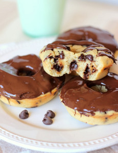 Decadent Chocolate Chip Donuts