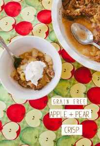Grain-Free Apple & Pear Crisp