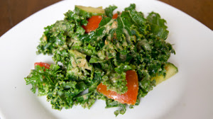 Kale Guacamole Salad