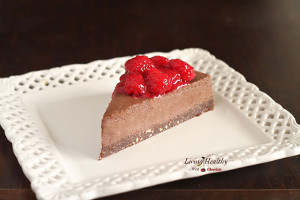 Raspberry Chocolate Truffle Pie