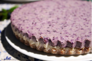 Make-Ahead Raw Blueberry Cheesecake