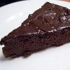 Flourless Black Bean Devil's Food Cake with Chocolate Coconut Oil Icing