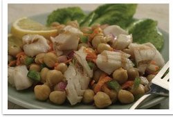 Fillet and Chickpea Salad