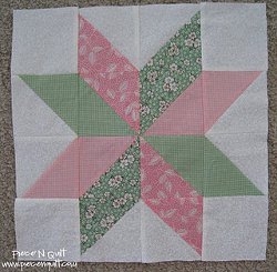 Star Flower Quilt Block