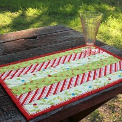 Holly Jolly Quilted Placemats
