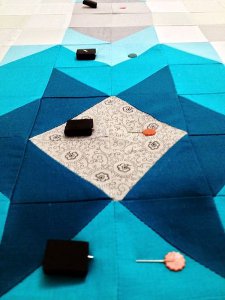 Pin Basting Your Quilt Layers