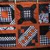 Geometric Halloween Table Runner