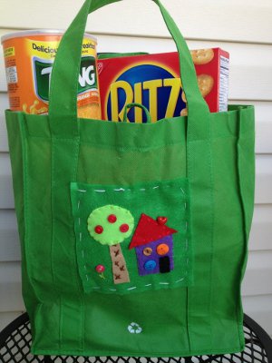 reusable shopping bags made from recycled materials