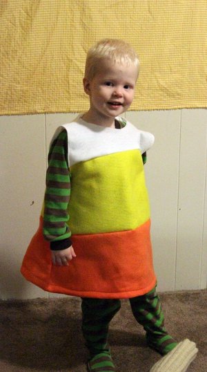 Sugary Sweet Candy Corn Costume | FaveCrafts.com