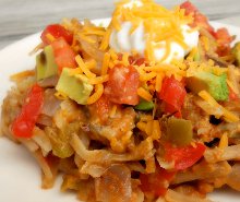 Slow Cooker Mexican Hash Brown Casserole