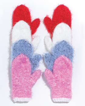 knitting pattern for mittens with chunky wool