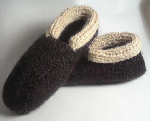 mens knitted slippers