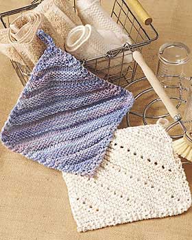 12 Knitted Dishcloth Patterns