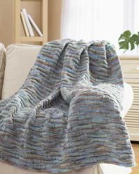 Easy Chunky Knit Blanket Favecrafts Com