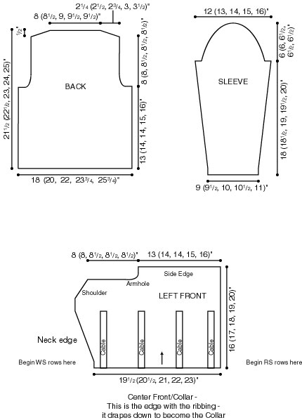 Drape Sweater Knitting Pattern from Caron Yarn | FaveCrafts.com