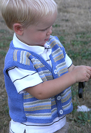 Knit Baby Vest For Boy Or Girl Favecrafts Com