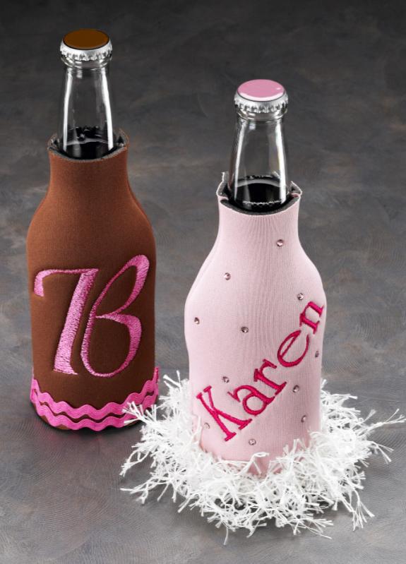 Bottle Koozies From Baby Lock Favecrafts Com