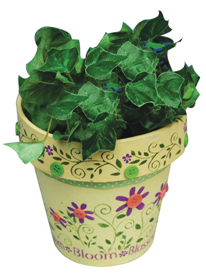 Picture Of Flower Pot / How to Mod Podge Flower Pots: Easy DIY Gift Idea : Pot with red petunias, beautiful spring and summer flowers for the house, garden, balcony or lawn, natural wallpaper