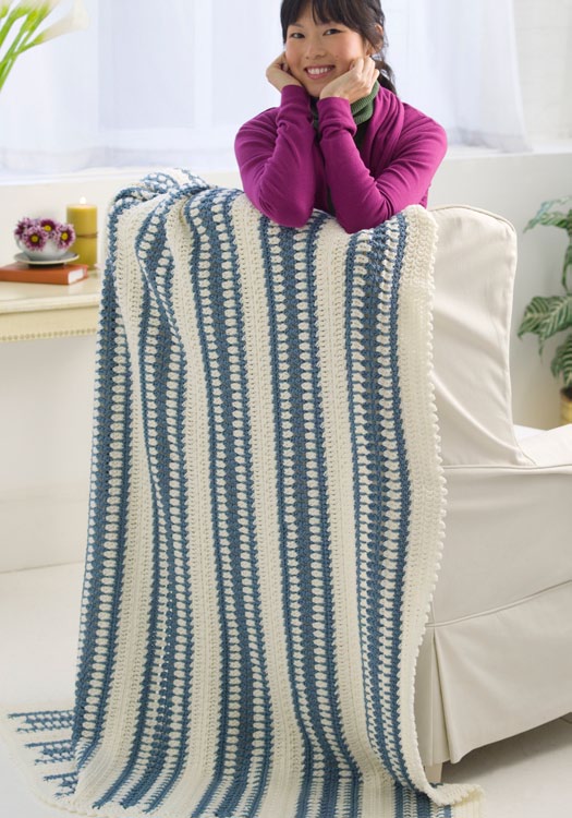 Crochet 5 1/2 Hour Throw Pattern (Crochet) - Version 6 – Lion Brand Yarn