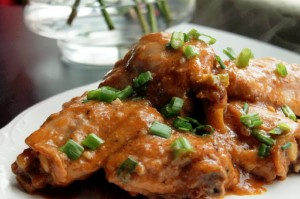 Slow Cooker Smothered Chicken with Mushroom Gravy
