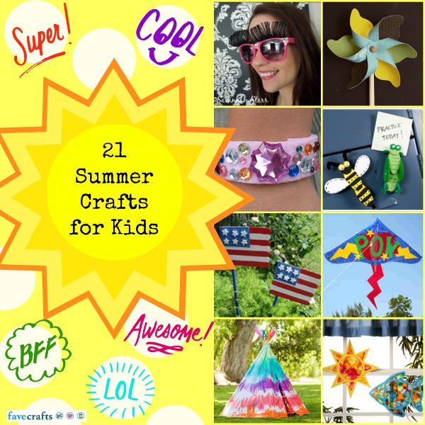 21 Summer Crafts for Kids | FaveCrafts.com