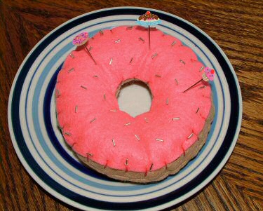 Felt Donut Pin Cushion