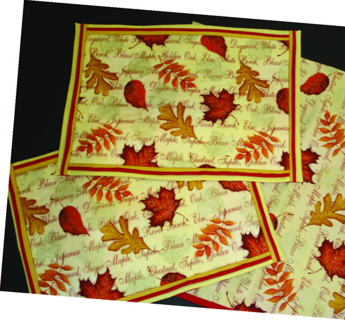 Falling Leaves Placemats Sewing Pattern from Springs Creative ...