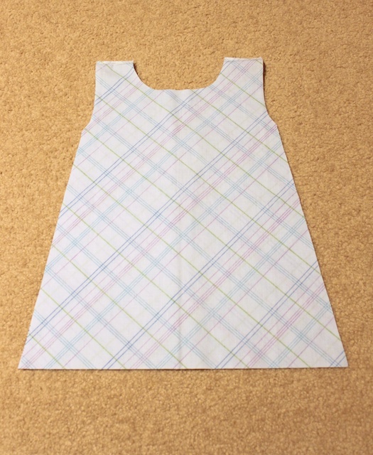 baby girl dress cutting