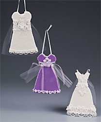 wedding dress ornament