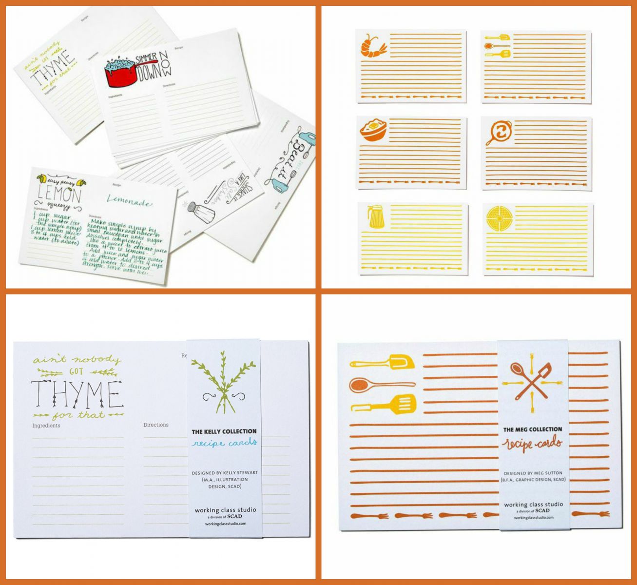 Working Class Studio Recipe Cards Review