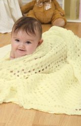 yellow baby blanket
