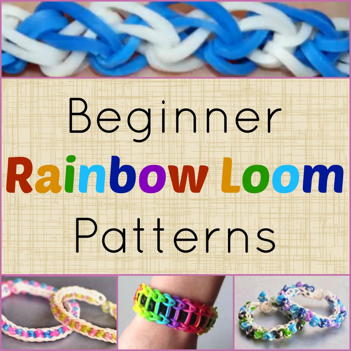 cool things to make with loom bands on your fingers