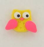Charming Clay Owl Necklace