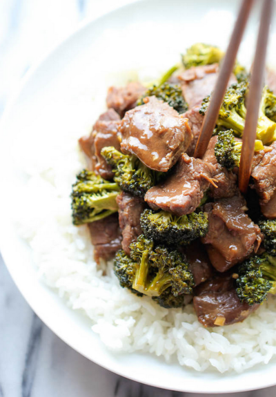 Easiest Ever Slow Cooker Beef and Broccoli