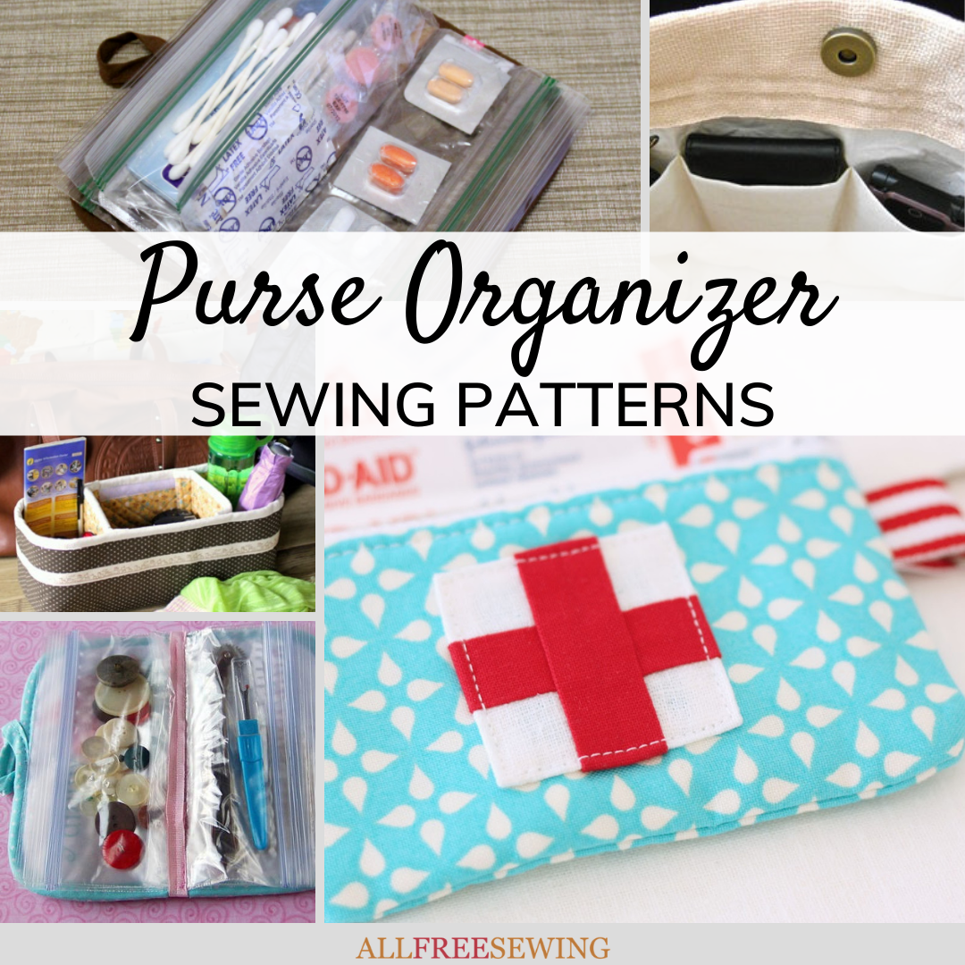 purse organizer pattern free download